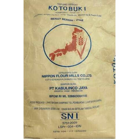 

TERMURAH TEPUNG TERIGU JEPANG RENDAH PROTEIN KOTOBUKI !!!!!