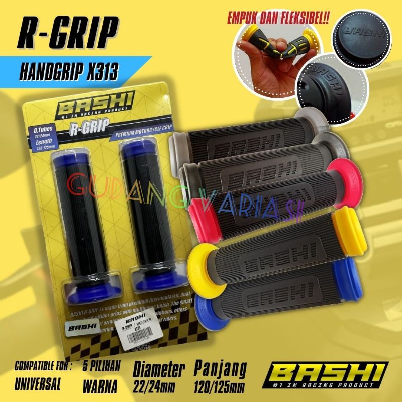 HANDFAT HAND GRIP BASHI X313 MODEL BULU ORIGINAL