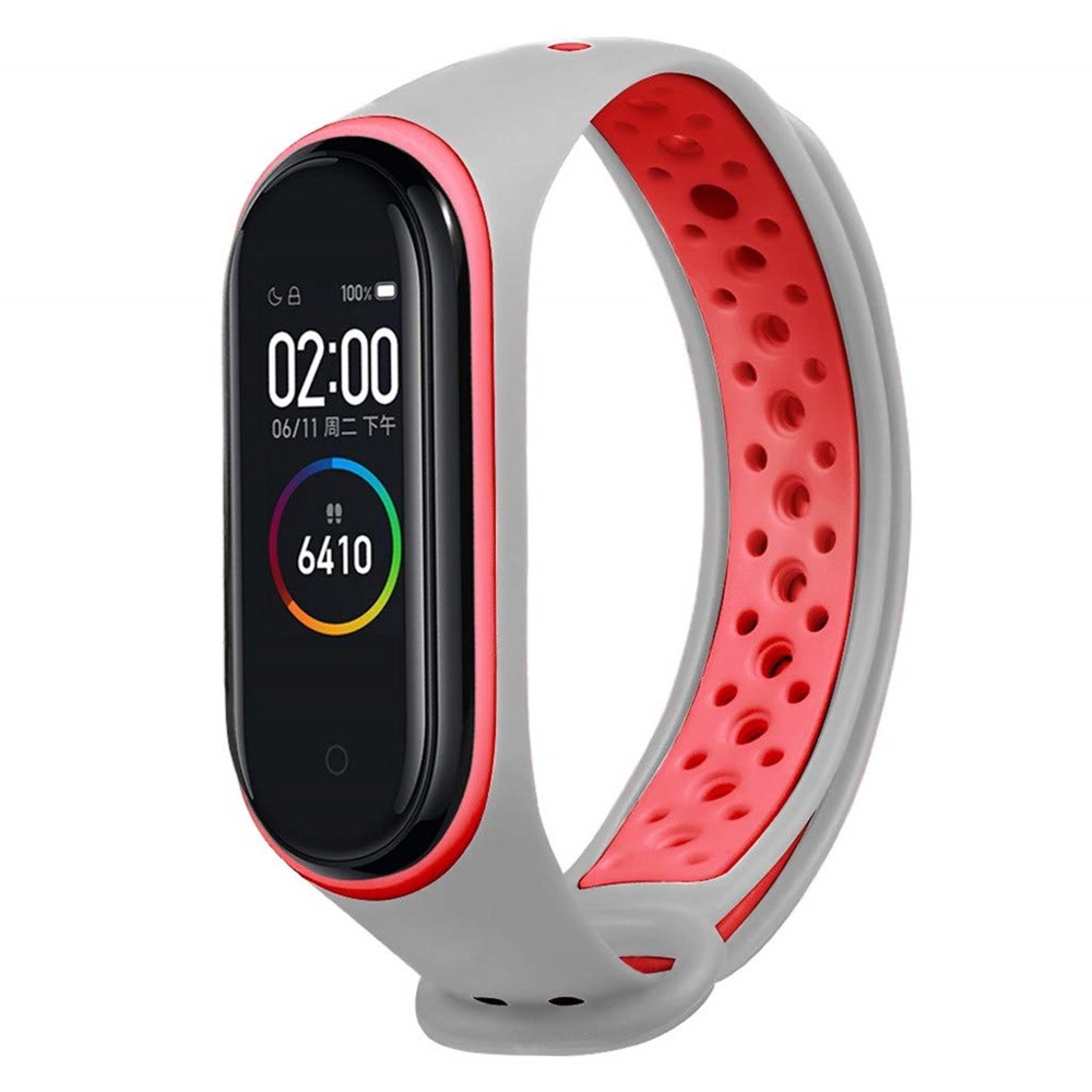 Silvertech Strap Sport Mi Band 4 /  Strap mi band 4 /Strap dua warna Mi band 4