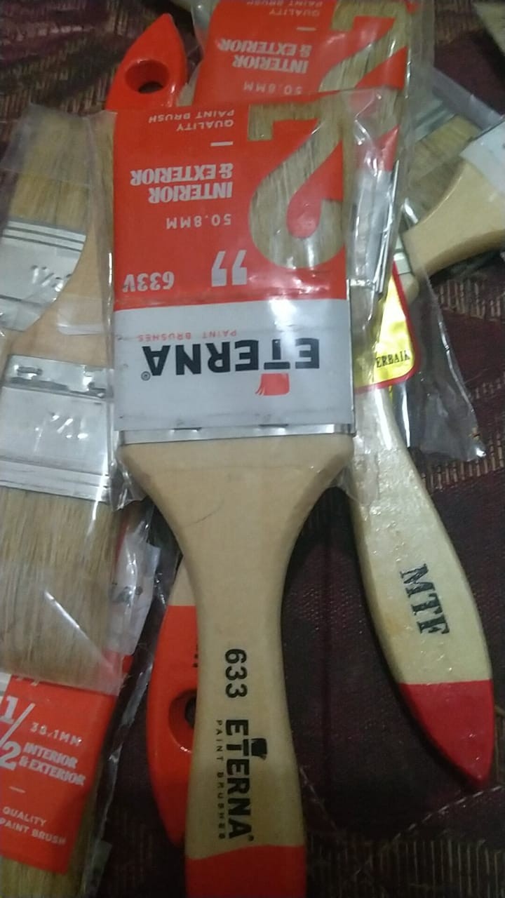 Kuas Cat Tembok Eterna Asli 633 11/2 Kualitas Bagus Bulu Kuat Awet