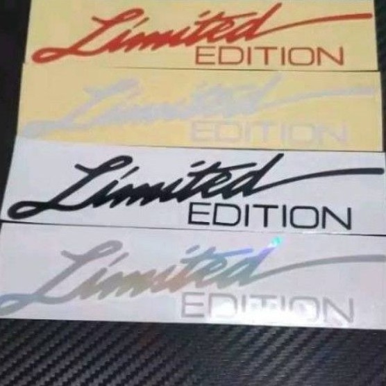 

sticker limited edition