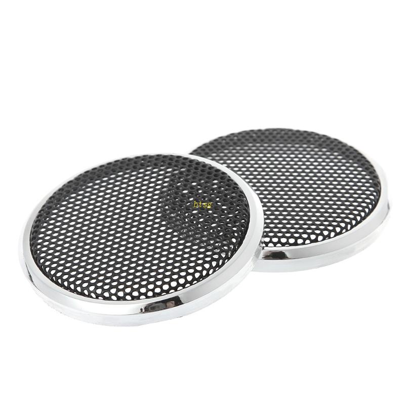 Btsg 2pcs Cover Speaker Bahan Mesh Mudah Dipasang