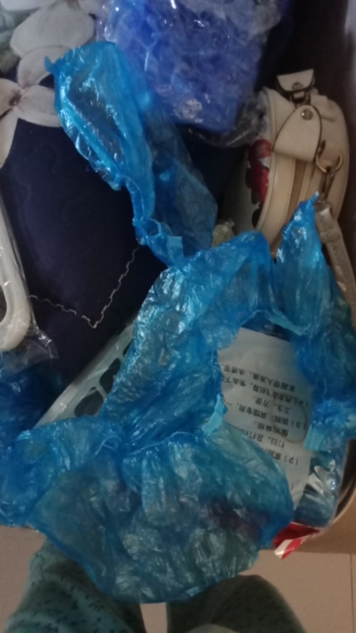 100pcs (50psg) Sarung Sepatu Model Anti-air Sekali Pakai Bahan Plastik 2h75