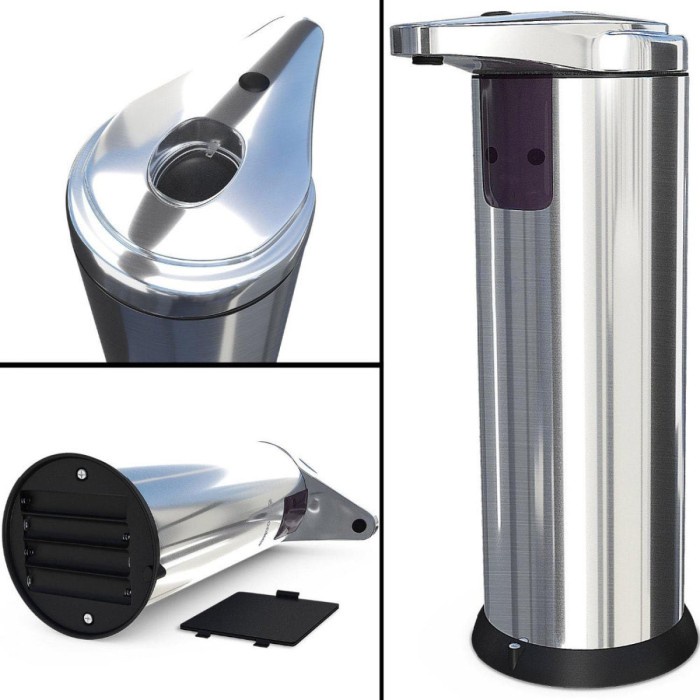 Dispenser Sabun Otomatis dengan Sensor - Stainless Steel