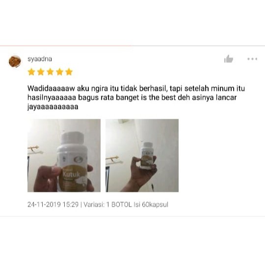 Kapsul Kutuk Premium - Original Ekstrak Albumin Ikan Gabus Obat Pasca Operasi Caesar Wasir