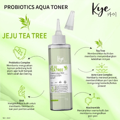 ⭐BAGUS⭐ KYE PROBIOTICS AQUA TONER 200ML | Toner Wajah