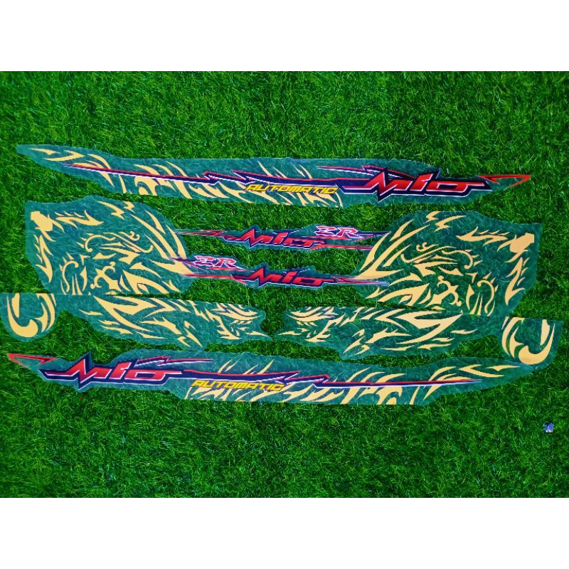 Striping Mio Soul Mx Transparan Custom Dragon Terbaru