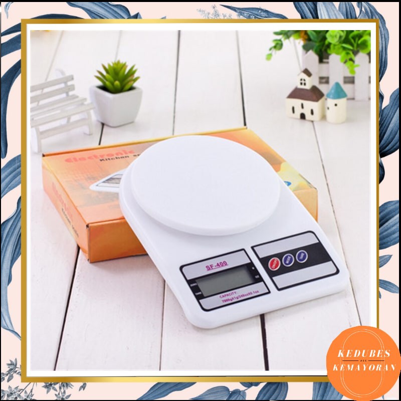 Timbangan dapur digital elektronik kitchen scale SF-400 (10Kg) - Timbangan Digital[KK]