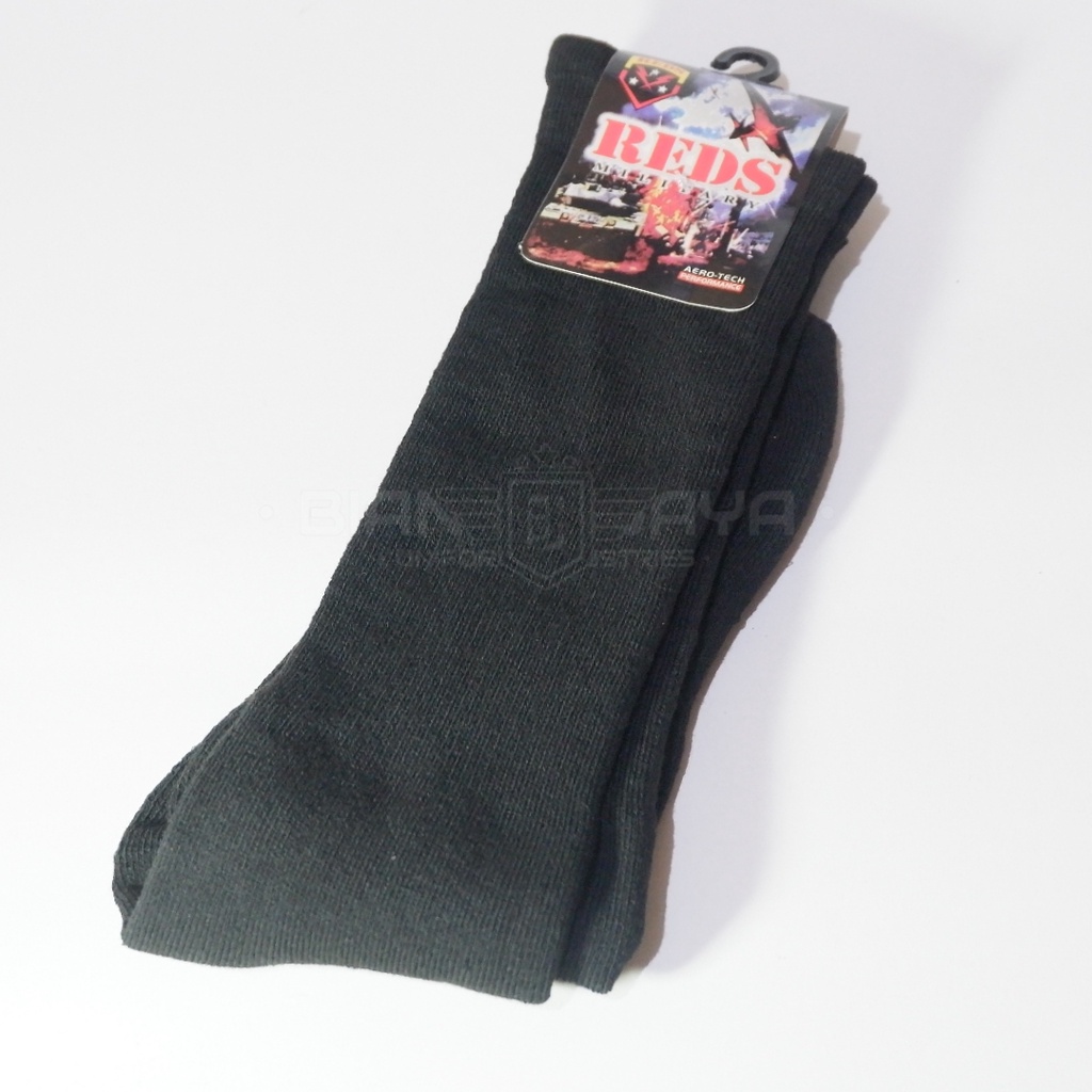 Kaos Kaki PDL Hitam Spandex Tebal Polos TNI/POLRI/SCURITY