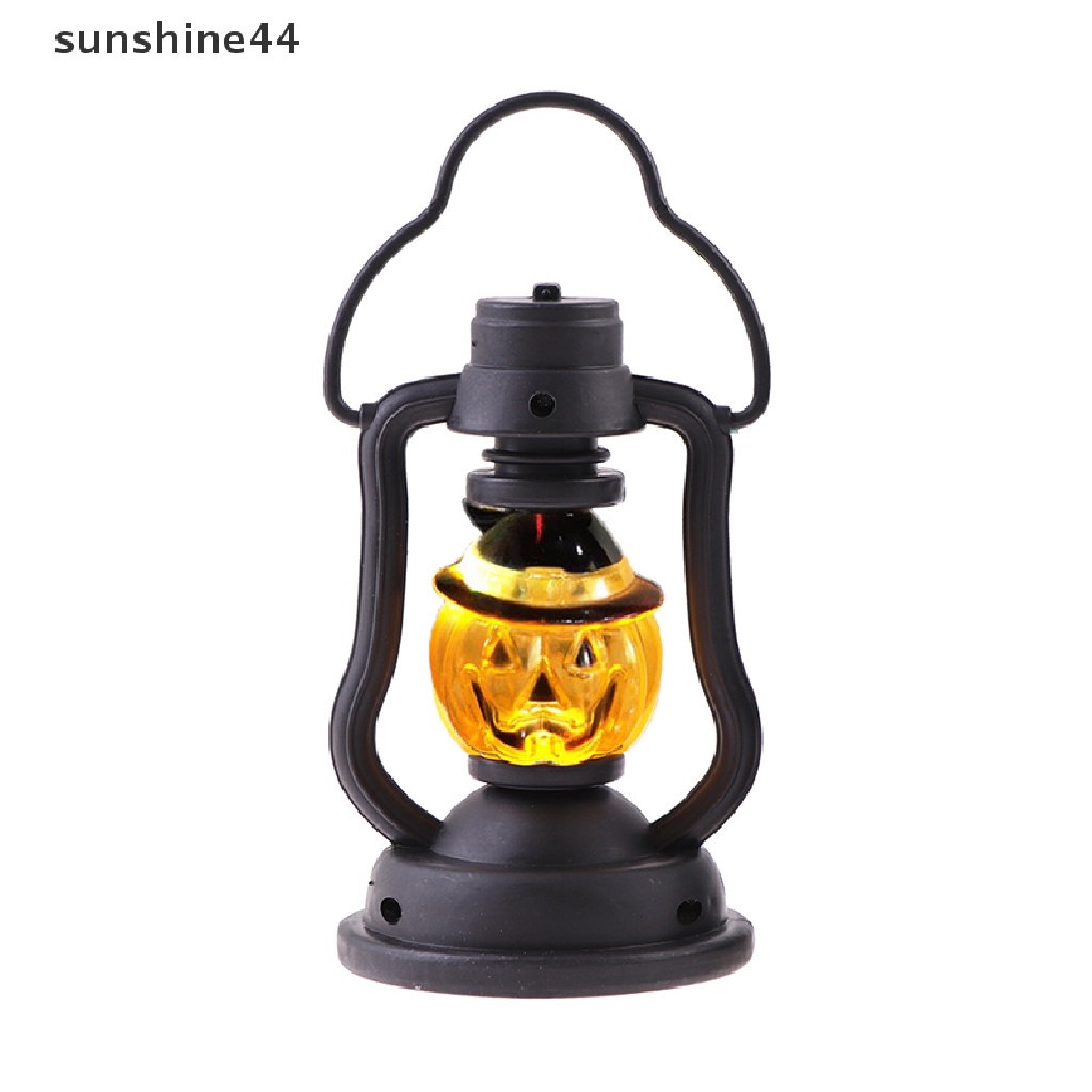 Sunshine Lampu Lentera Gantung LED Bentuk Labu / Hantu Seram Untuk Dekorasi Halloween