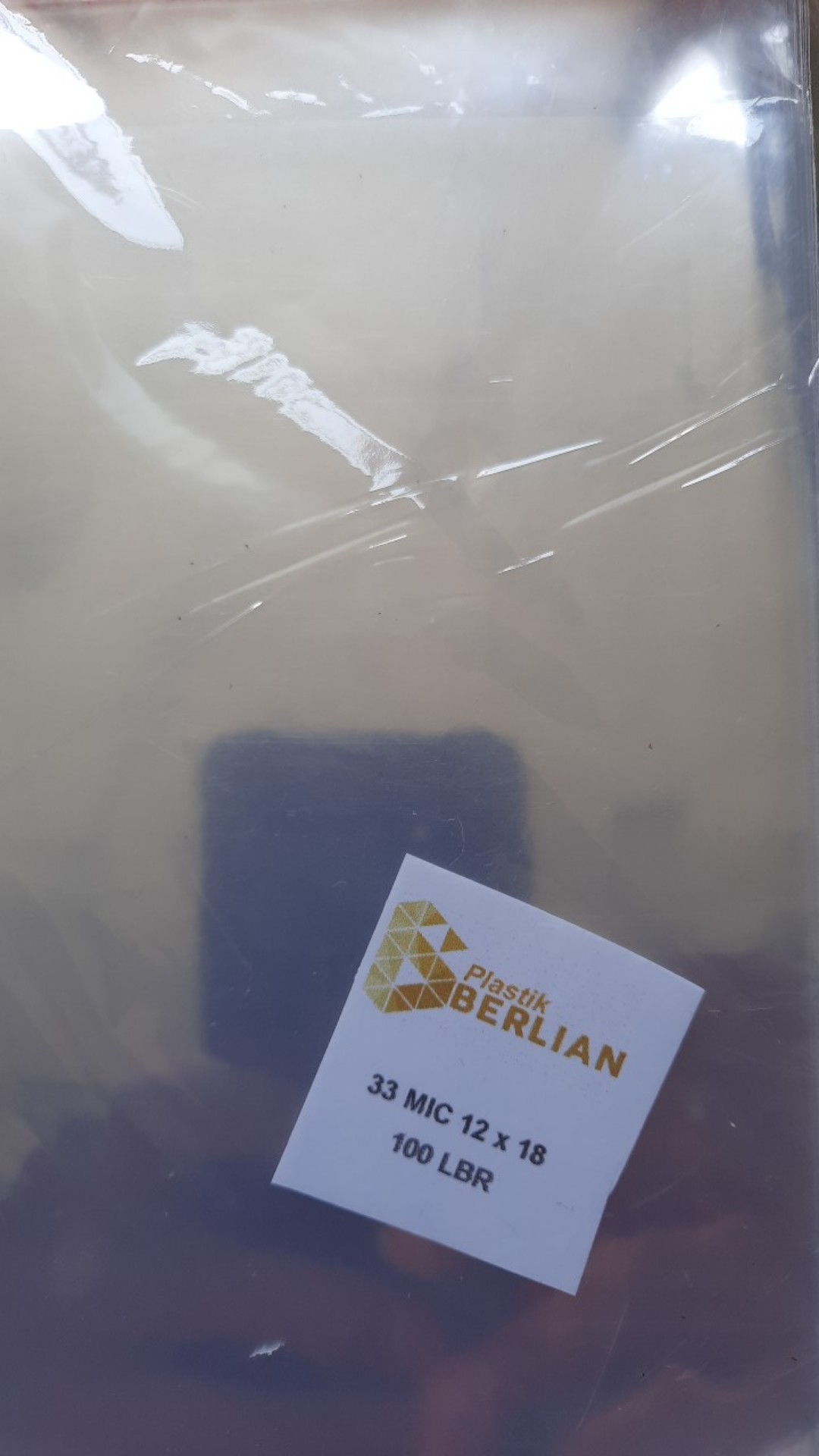 Plastik Opp 12 X 18 Cm Seal Tebal 33 Micron