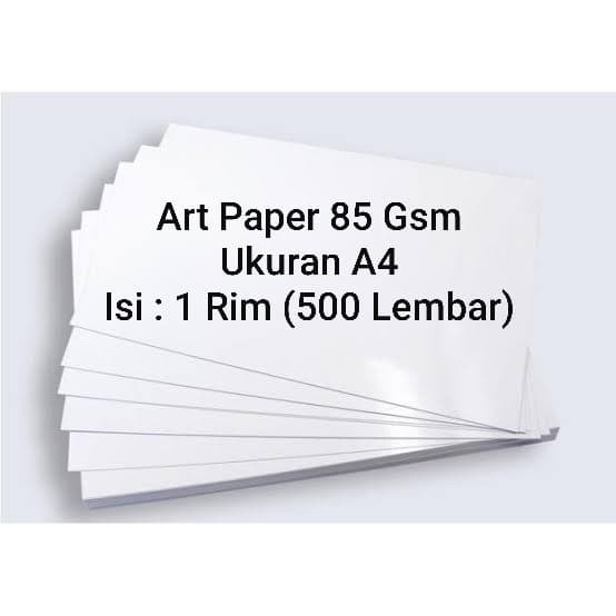 

Art Paper 85 Gsm A4 1 Rim Berkualitas