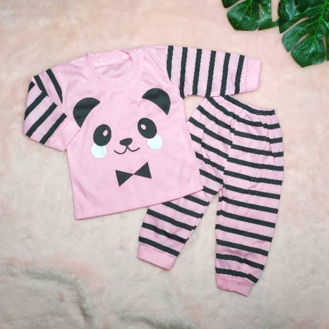 Ss#008 Baju Setelan Anak size 0-12bulan / Piyama Anak / Pakaian Bayi / Baju Tidur Bayi