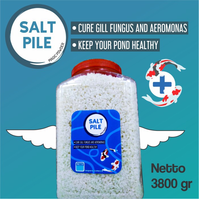 

Garam Ikan Salt Pile 3.8 kg IKANESIA iFreshwater