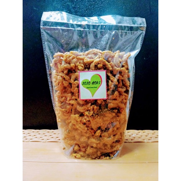 

Usus Crispy Premium Hot Pedas Daun jeruk 500gram