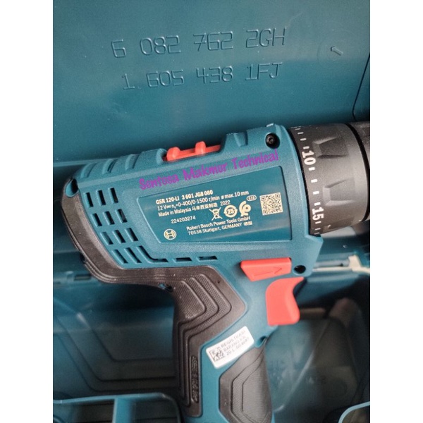 BOSCH GSR120-Li Bor Cordless Baterai Cas 12V 12 Volt GSR 120 Li