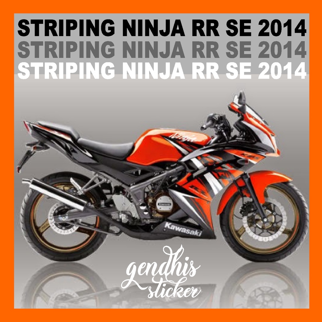 Striping Skotlet Ninja rr SE 2014