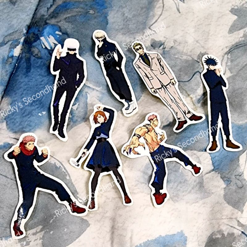 

Sticker jjk Waterproof Anti Air Itadori Nobara Megumi Sukuna Gojo Nanami Inumaki Jujutsu Kaisen stiker