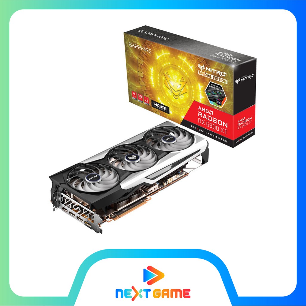 VGA Sapphire Nitro+ AMD Radeon RX 6900XT OC RX6900XT GPU SE 16GB DDR6