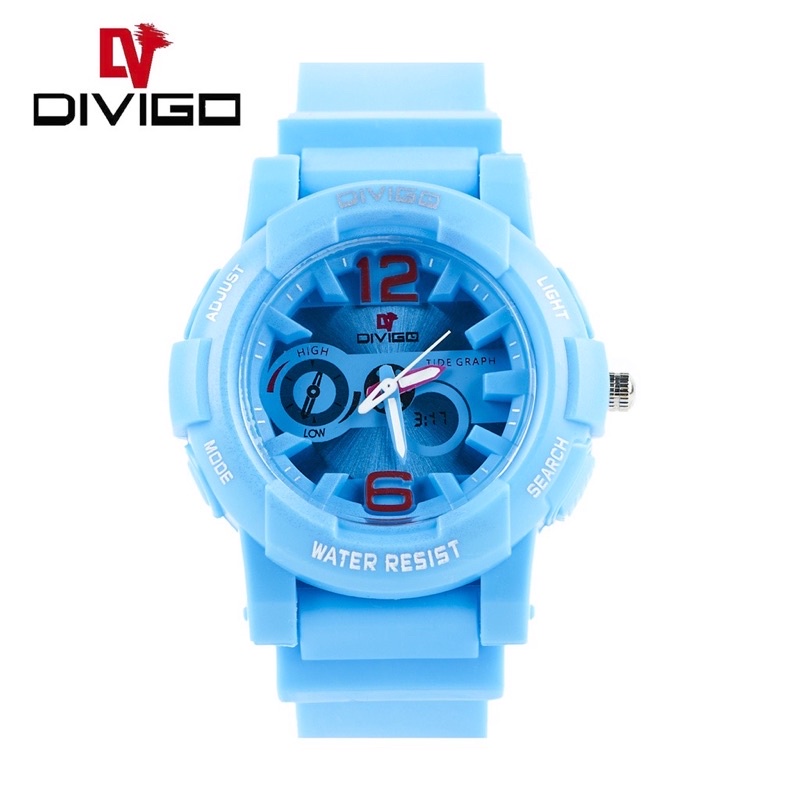 Jam Tangan Fashion Pria/Wanita Anti Air DIVIGO Warna D-14