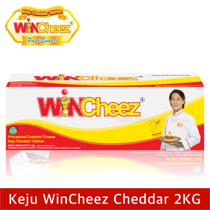 WINCHEEZ CHEDDAR 2KG - Keju Cheddar Cheese