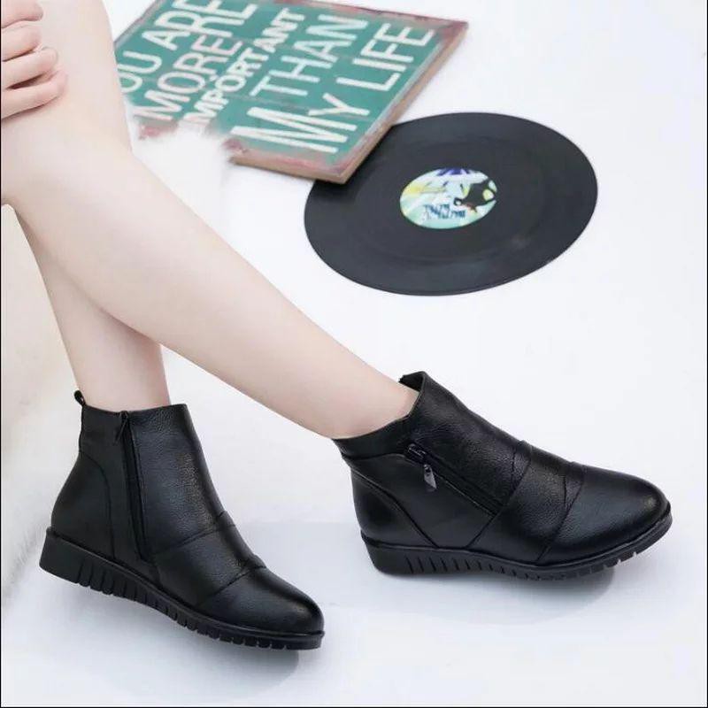 Boots Kerja Wanita Ankle boots Wanita Sepatu Kerja Wanita Alina Boots by Etnikshoes