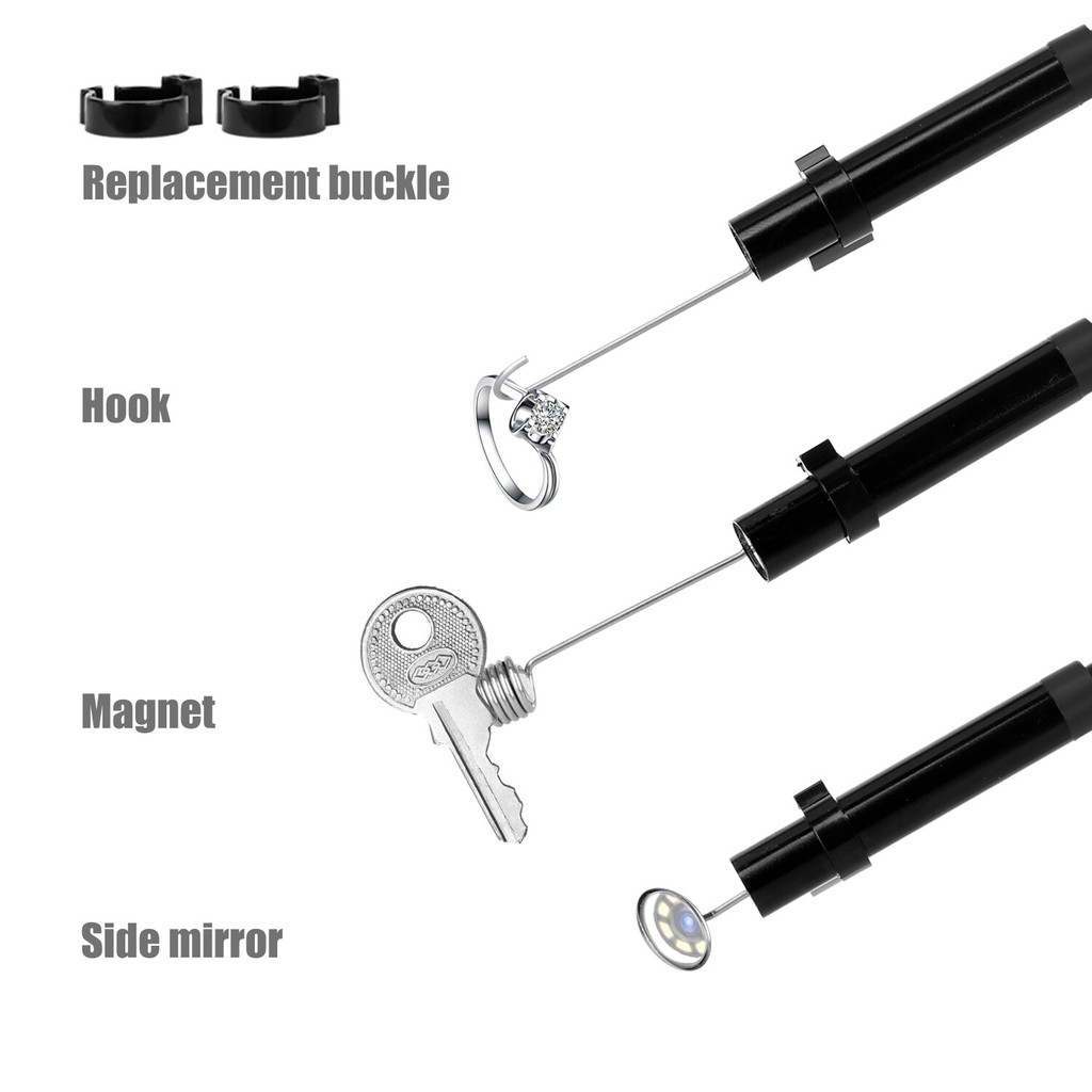 Endoscope P40 2M Inspection Camera Endoskop Kamera Inspeksi Lensa 8mm 4.3inch LCD