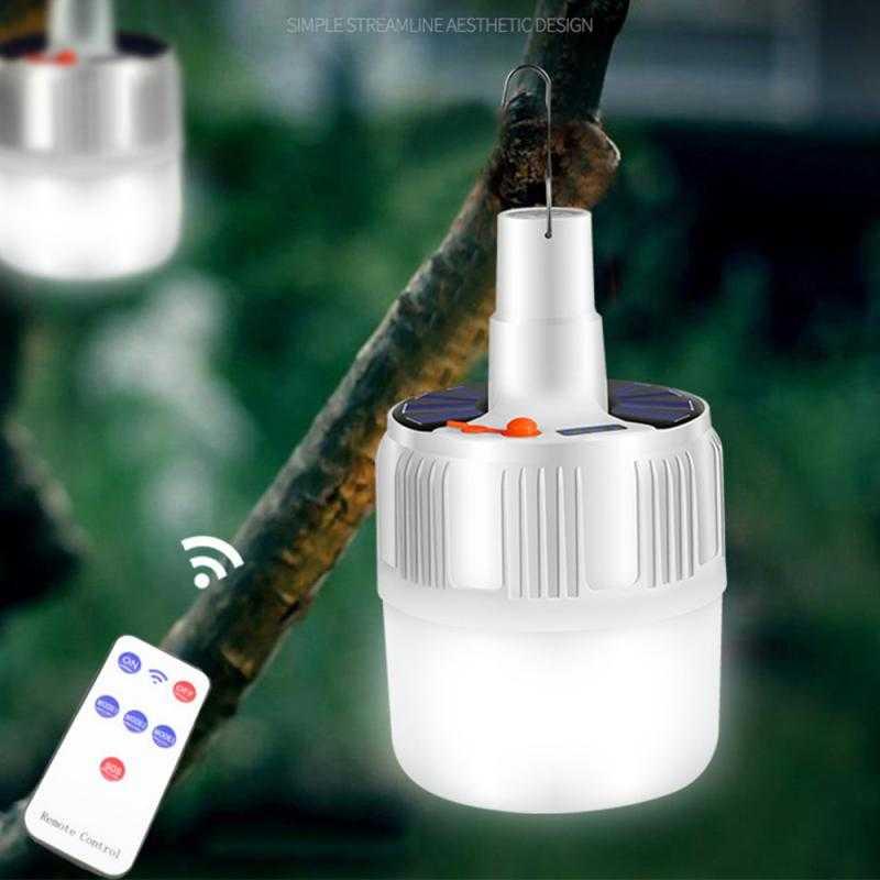 Oobest Lampu Gantung Solar Panel LED Lamp Hanging Light 80W - YJ-24