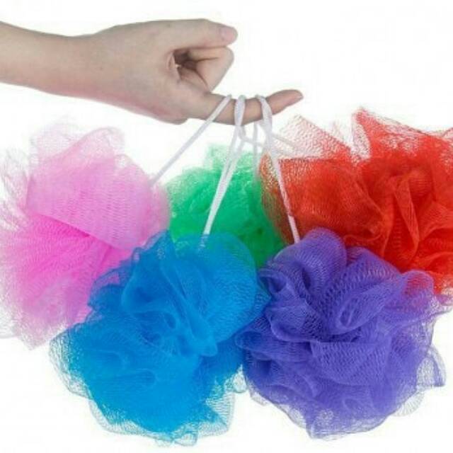 SPONS MANDI/SPONGE MANDI/BATH SPONGE/SPON MANDI/SPONS BEAUTY/SHOWER PUFF/GROSIR/SPONS ANAK WARNAWARN