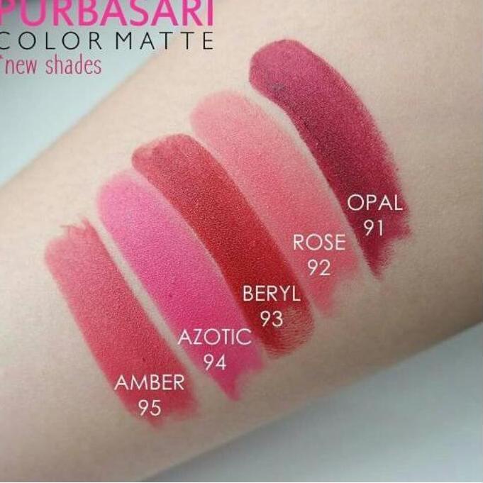 Purbasari Matte Lipstick ❤ 81-95 ❤ BPOM Original (KIM)