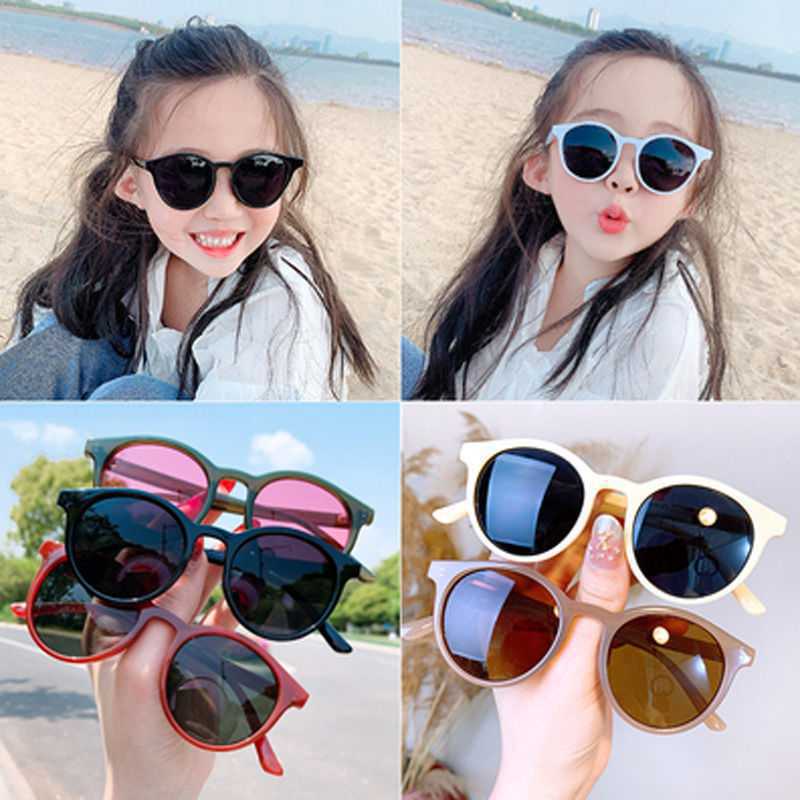 BV.ID KC611 KACAMATA FASHION ANAK RETRO  KACA MATA ULZZANG VINTAGE SUNGLASSES