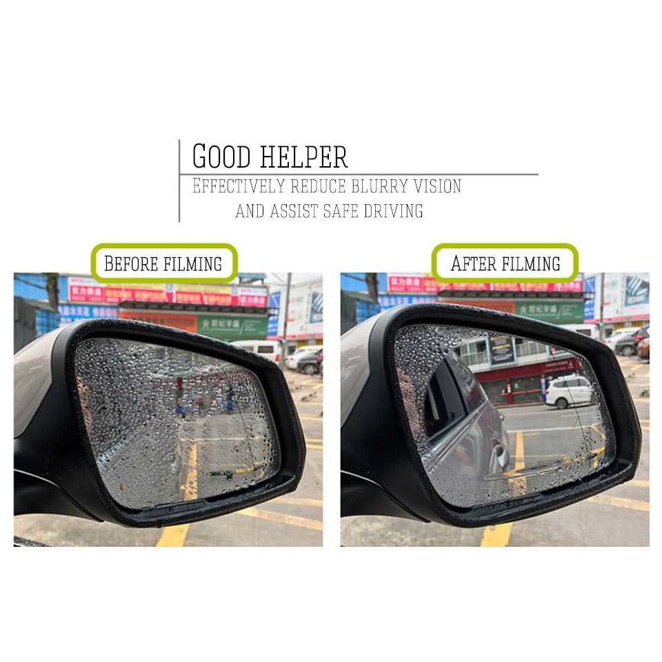 NewBee Sticker Oval Kaca Spion Rainproof Waterproof 2 PCS