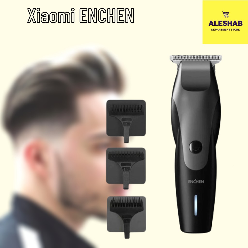 Mesin Cukur Xiaomi ENCHEN Clipper Alat Cukur Rambut Charger