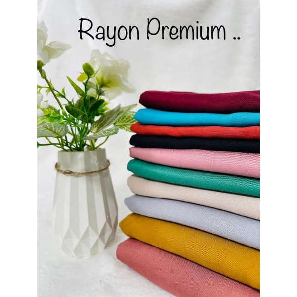 RAYON POLOS PREMIUM (per 50x150cm)