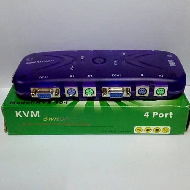 KVM SWITCH 4 PORT / KVM-104 / 4-PORT KVM SWITCH