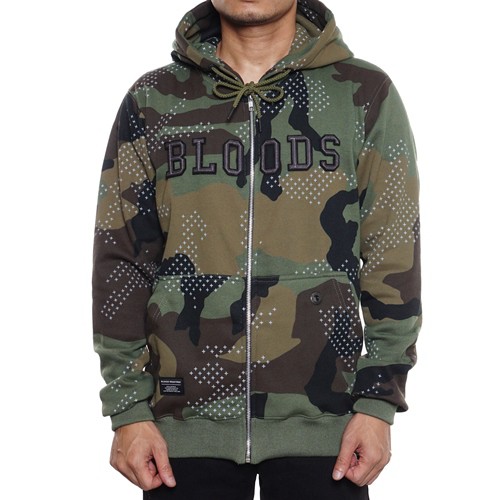 Bloods Sweater Hoodie Figow Army