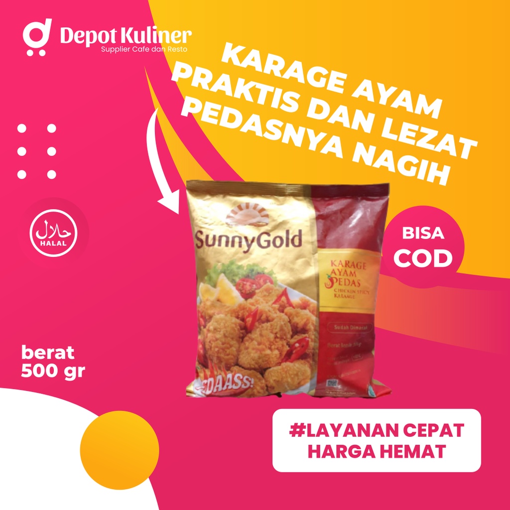 SunnyGold Karage Ayam Pedas 500gr