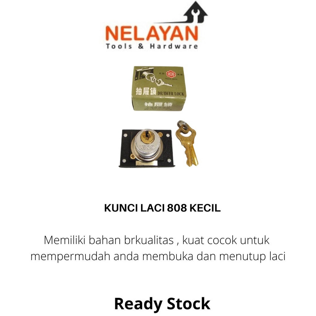 KUNCI - Kunci Laci 808 Kecil