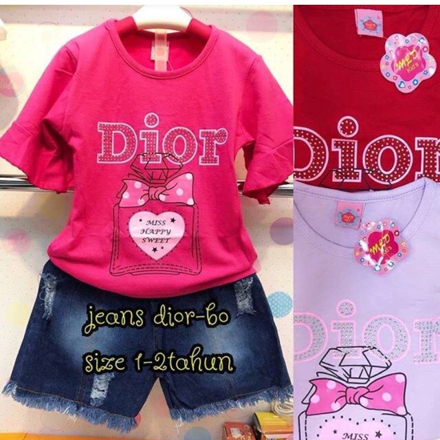 Dior set Celana jeans