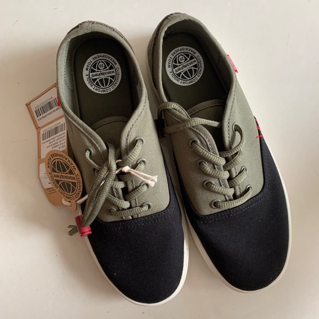 BEST DEAL Sepatu Wakai Uwabaki Green/Black