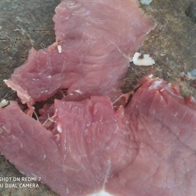

Daging sapi potong tipis untuk dendeng 250 grm