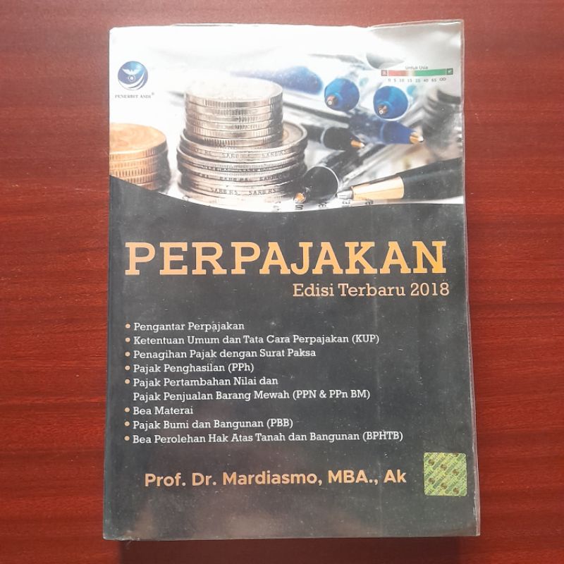 Jual BUKU PERPAJAKAN EDISI 2018 (PROF. MARDIASMO) Shopee Indonesia