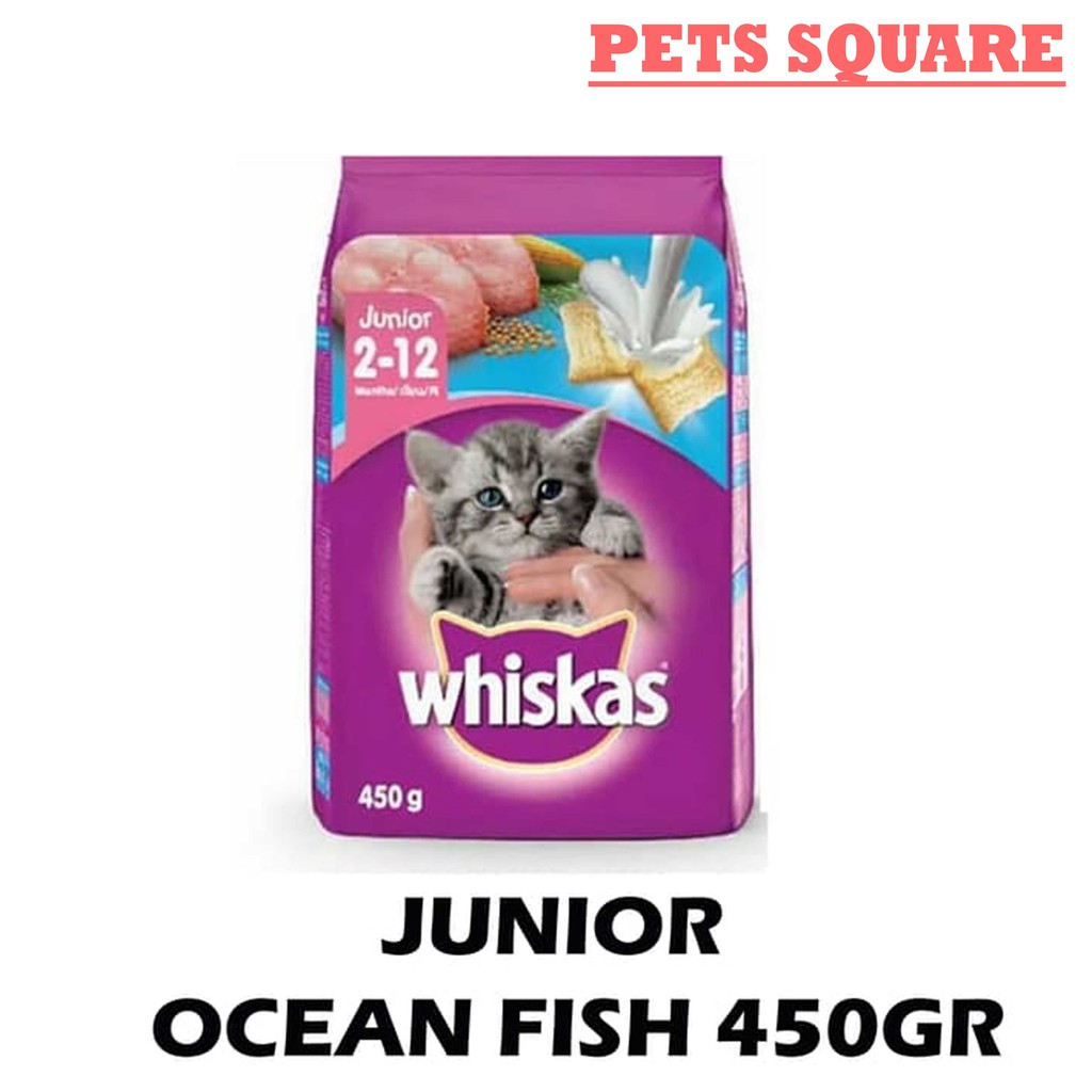 WHISKAS JUNIOR OCEAN FISH 450GR