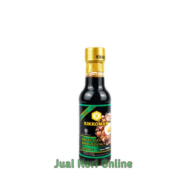 

Kikkoman Soy Sauce Halal 150 ML Shoyu kecap asin khas jepang