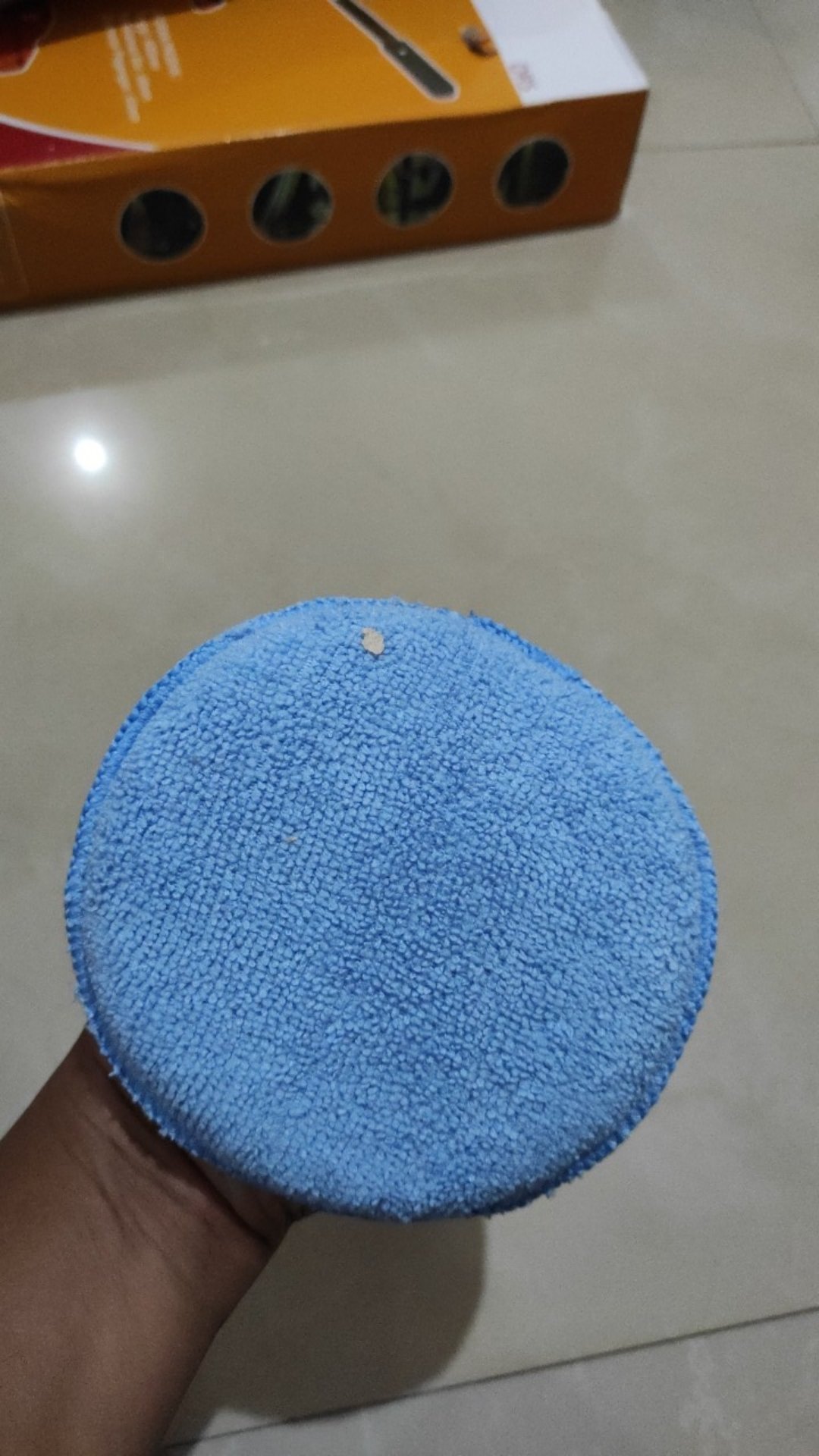 A6 Microfiber Aplikator Pad Waxing Sarung Busa Poles Mobil Wax Motor