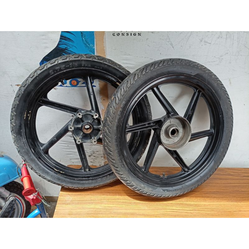 Velg pelek Tiger Megapro mega pro gl pro custom cb racing palang original ori copotan standar keleng