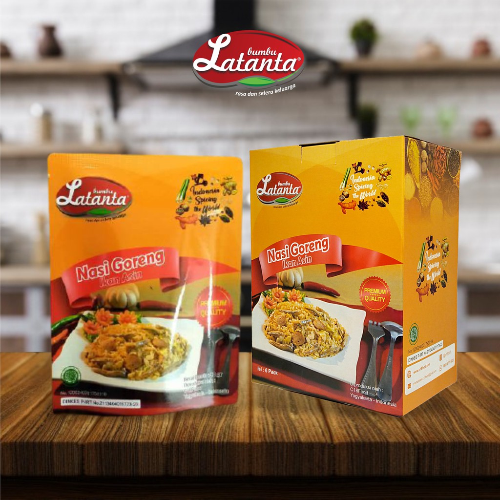 

Bumbu Nasi Goreng Ikan Asin 1 BOX isi 6 Pack (NON MSG)