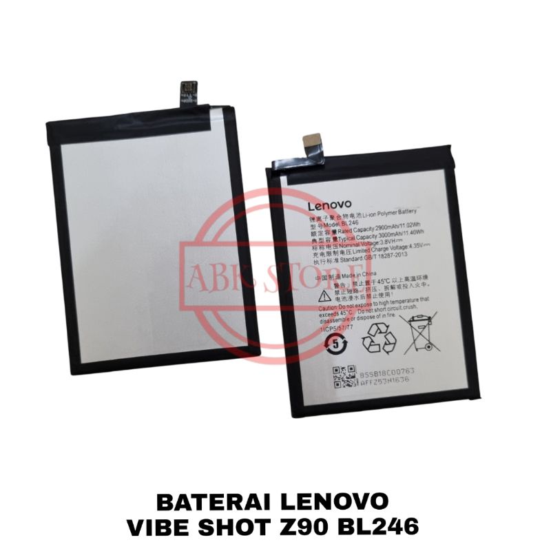 BATRE BATERAI BATTERY BL246 FOR LENOVO VIBE SHOT / Z90