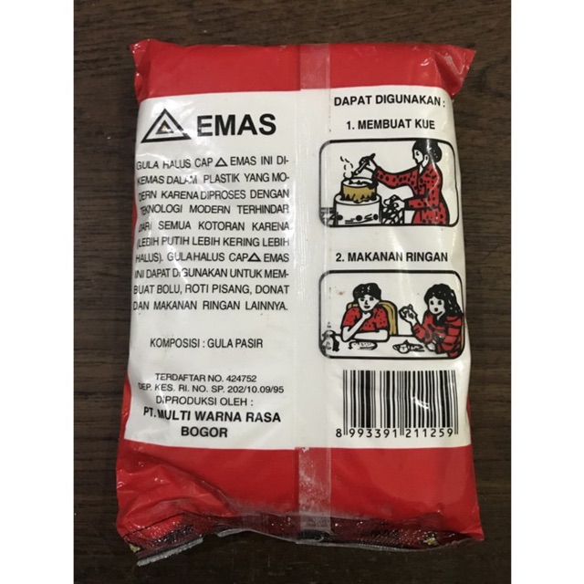 Gula Halus Cap Segitiga Emas 250gr