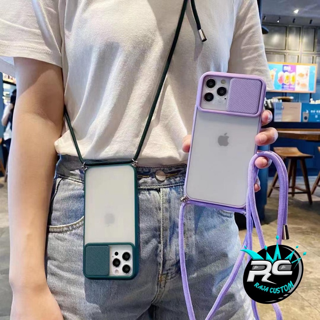 SOFTCASE SLINGCASE SLIDE PELINDUNG KAMERA SAMSUNG J2 J4+ J5 J6+ J7 CORE PRIME PRO RJ5952